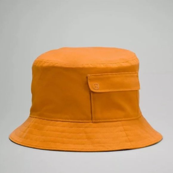 lululemon athletica Accessories - NWT Lululemon On My Level Bucket Hat with Pocket Autumn Orange M/L Unisex